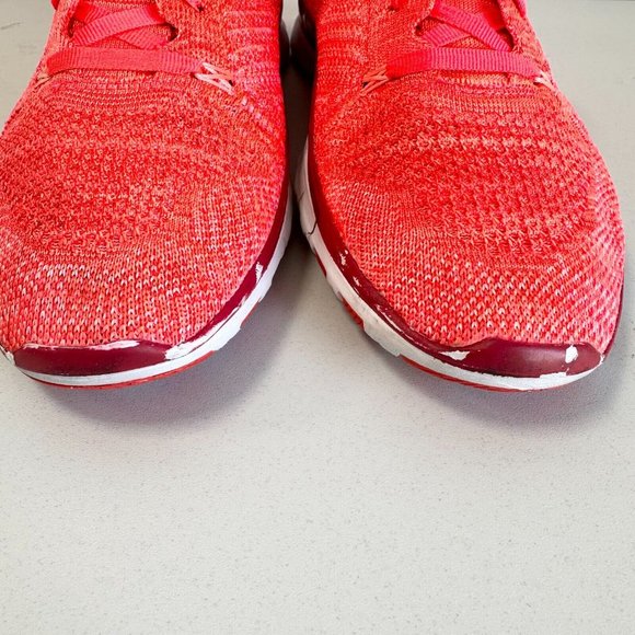 Nike Free TR Flyknit Womens Shoes Sneakers Size US 9 Orange Red Runners Jogging - Picture 7 of 16